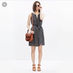Madewell Silk Ville Dress in Coin Tile